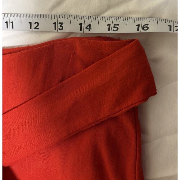 Elodie Sz M Red Maxi Skirt Button Front Lined Lagenlook Boho Cottage Teacher Art - Picture 8 of 9